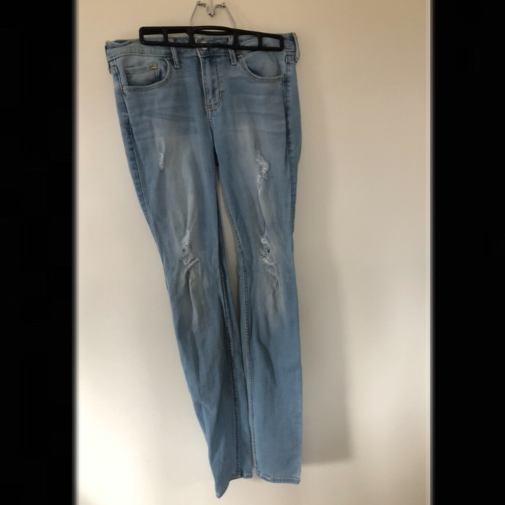 Slightly ripped Hollister Jeans